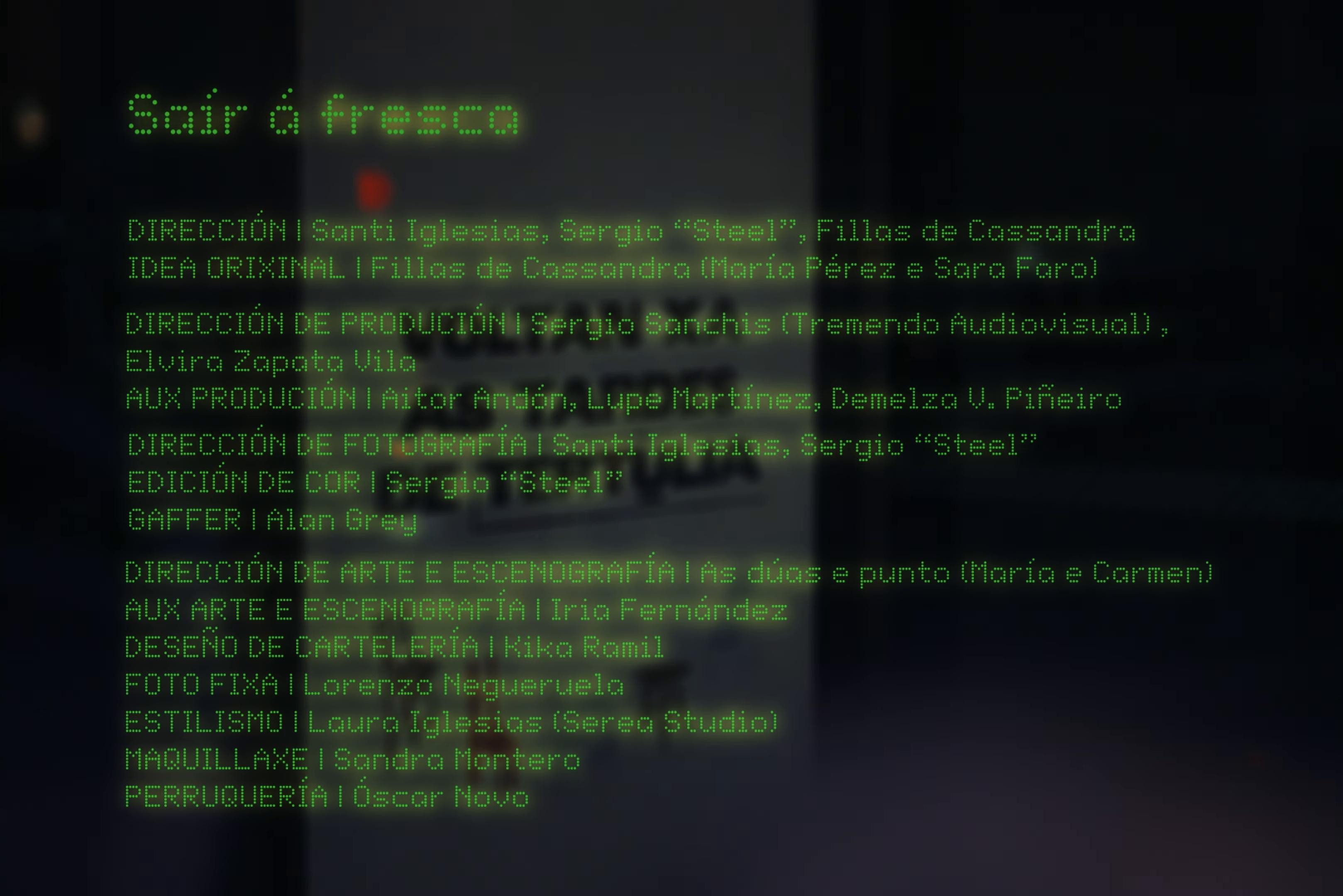 Saír á fresca (2026) —  shot,  lighting