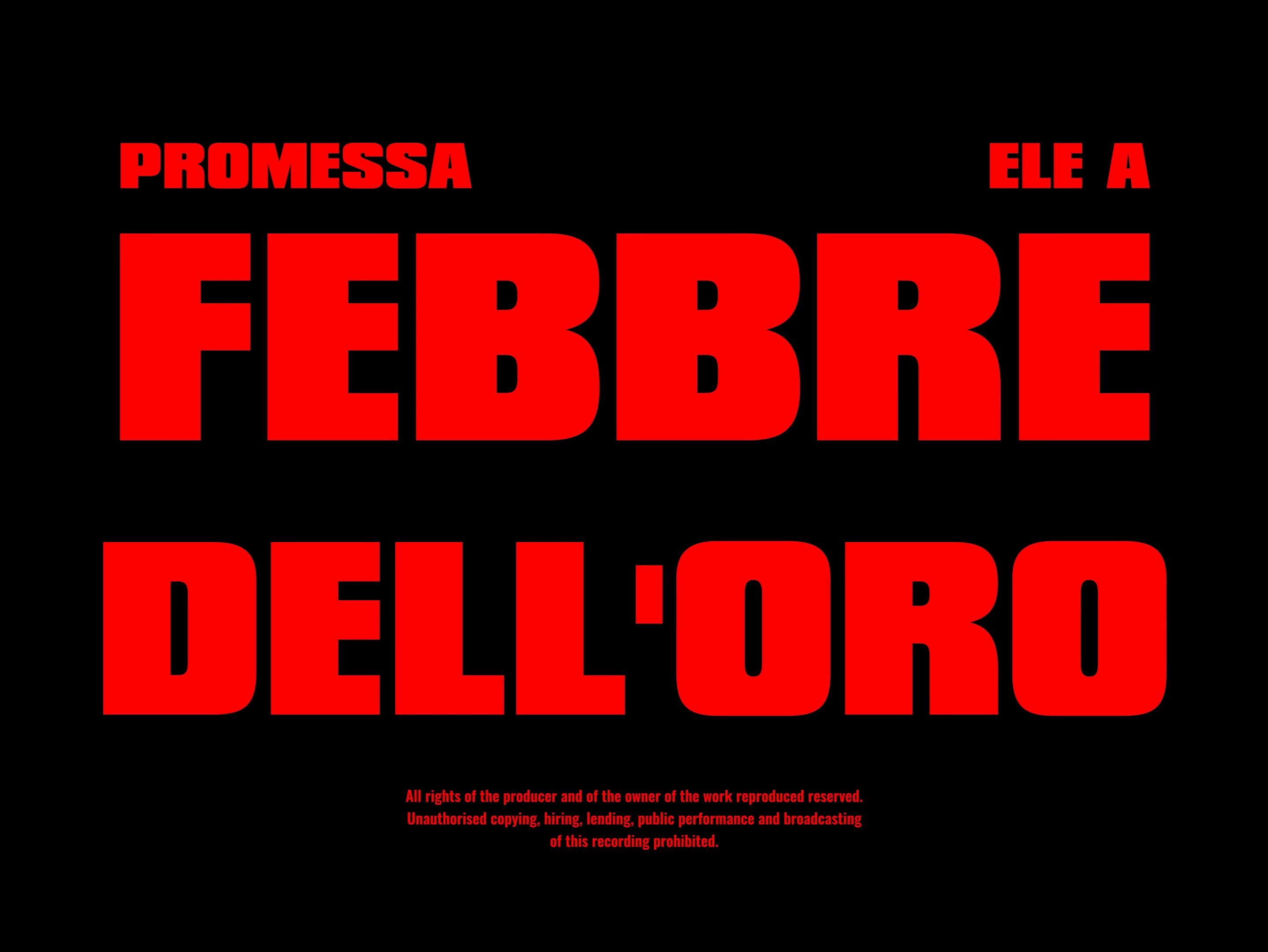 FEBBRE DELL'ORO (2025) —  shot,  lighting