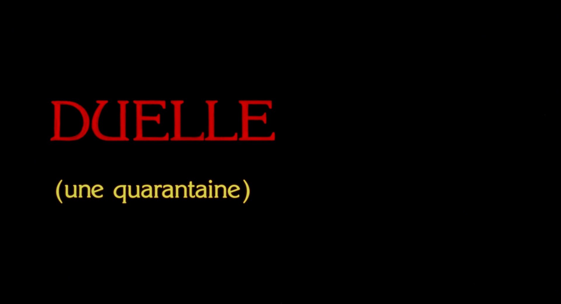 Duelle (1976) —  shot,  lighting