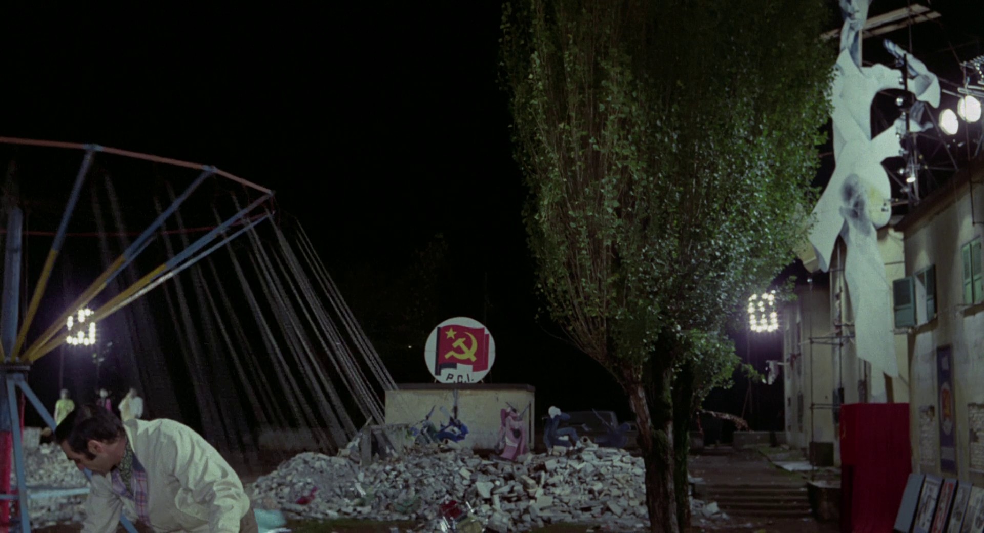 The Pizza Triangle (1970) —  shot,  lighting
