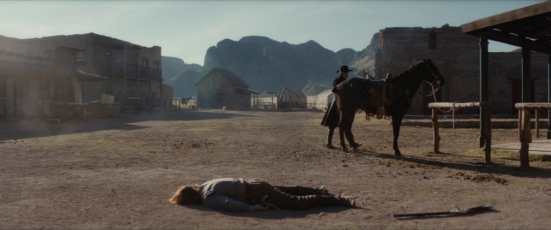 The Dead Don't Hurt (2024) —  shot,  lighting