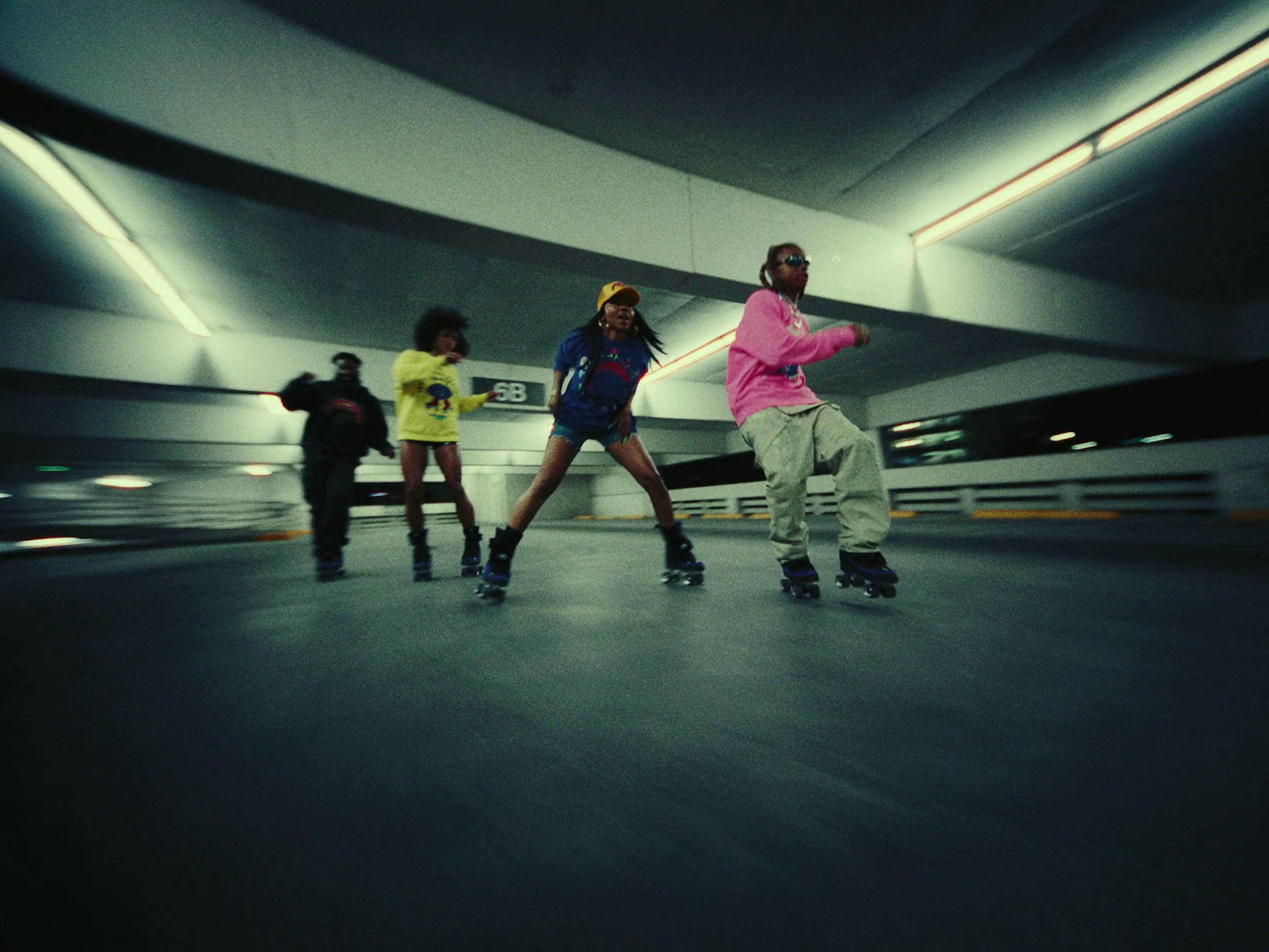 Quadz, by Usher (2024) —  shot,  lighting