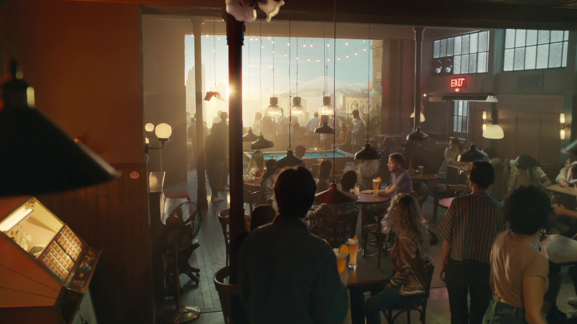 Blue Moon - Beer the Bar Brighter (2024) —  shot,  lighting