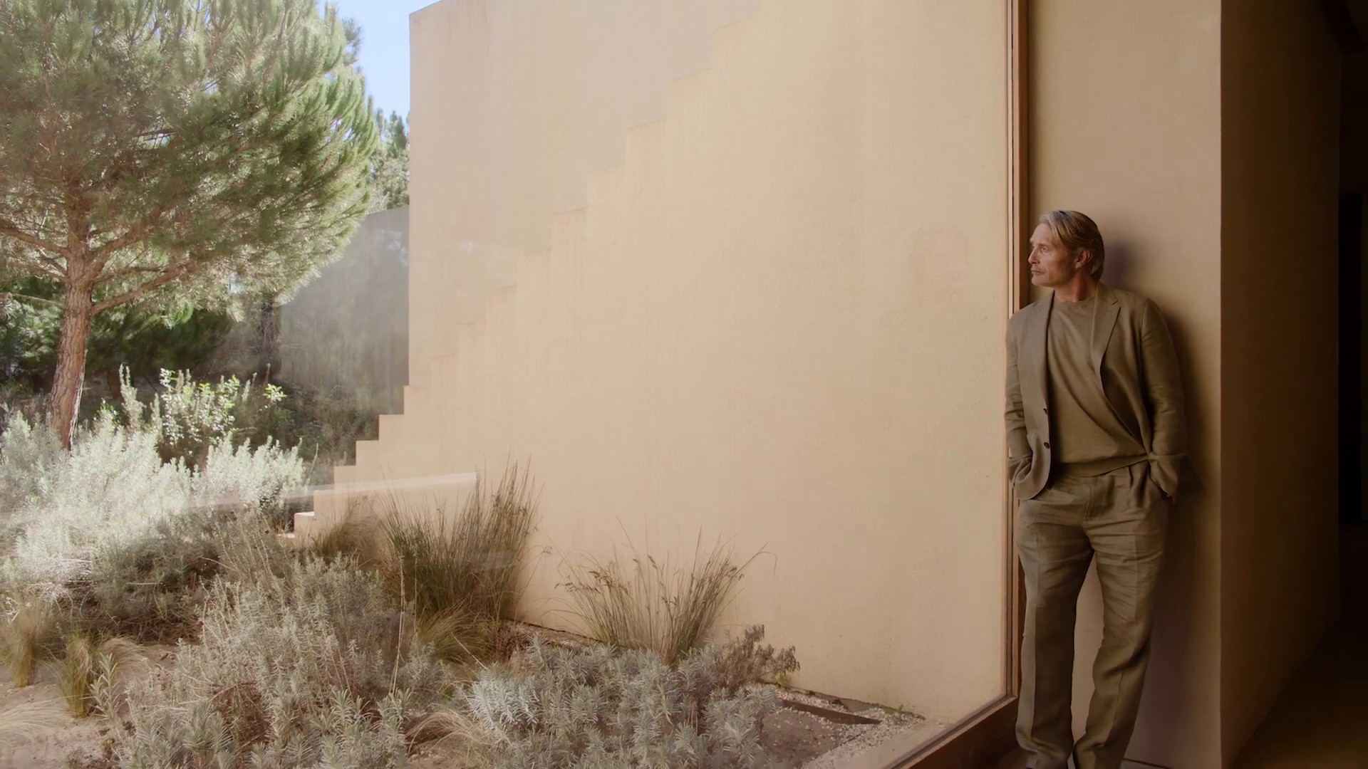 ZEGNA MADS MIKKELSEN _ OASI LINO (2024) —  shot,  lighting