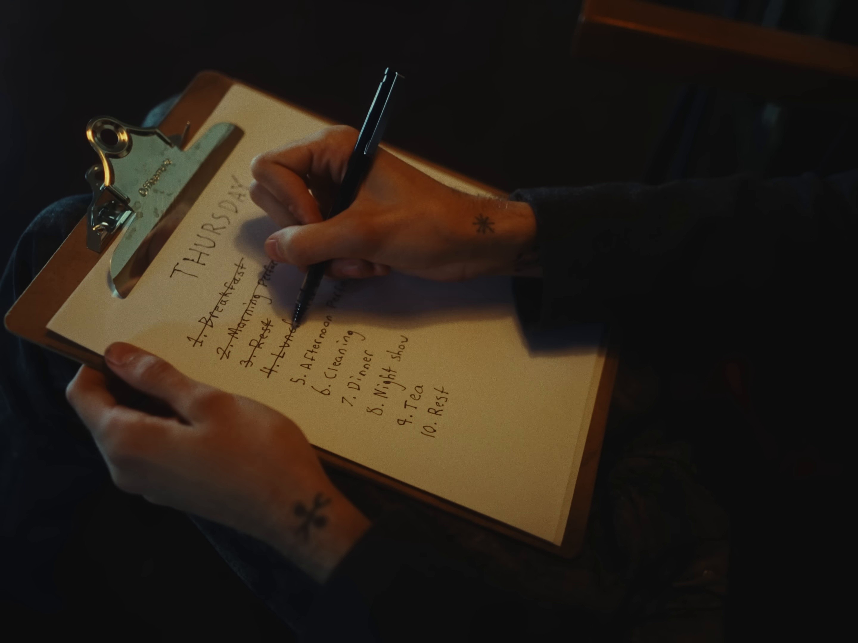 push you away (2025) —  shot,  lighting