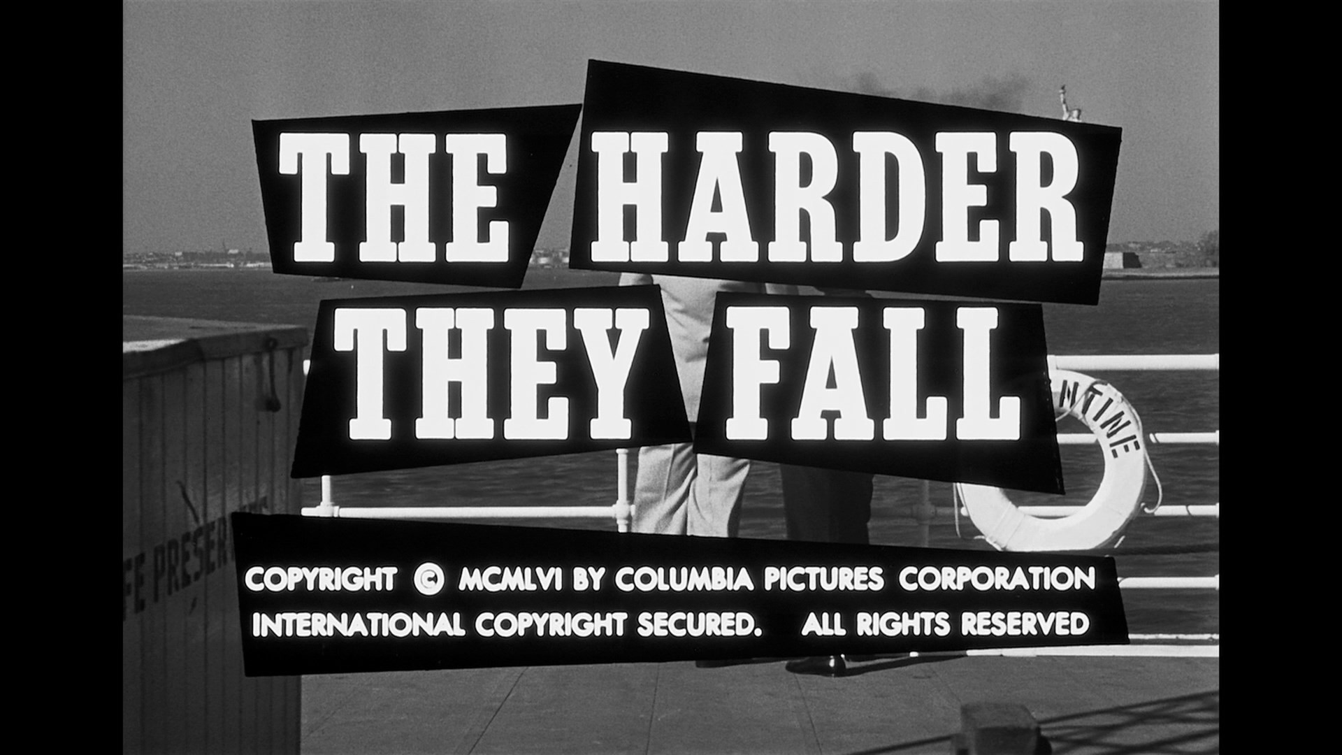The Harder They Fall (1956) —  shot,  lighting