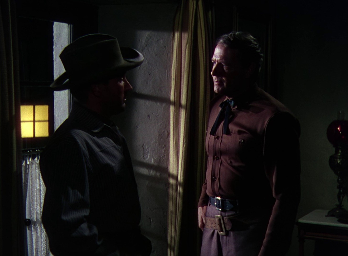 Border River (1954) —  shot,  lighting