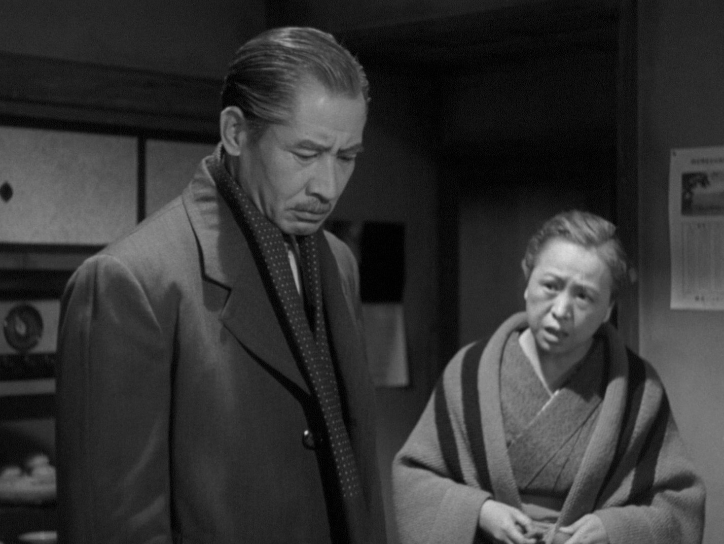 Yama no oto (1954) —  shot,  lighting