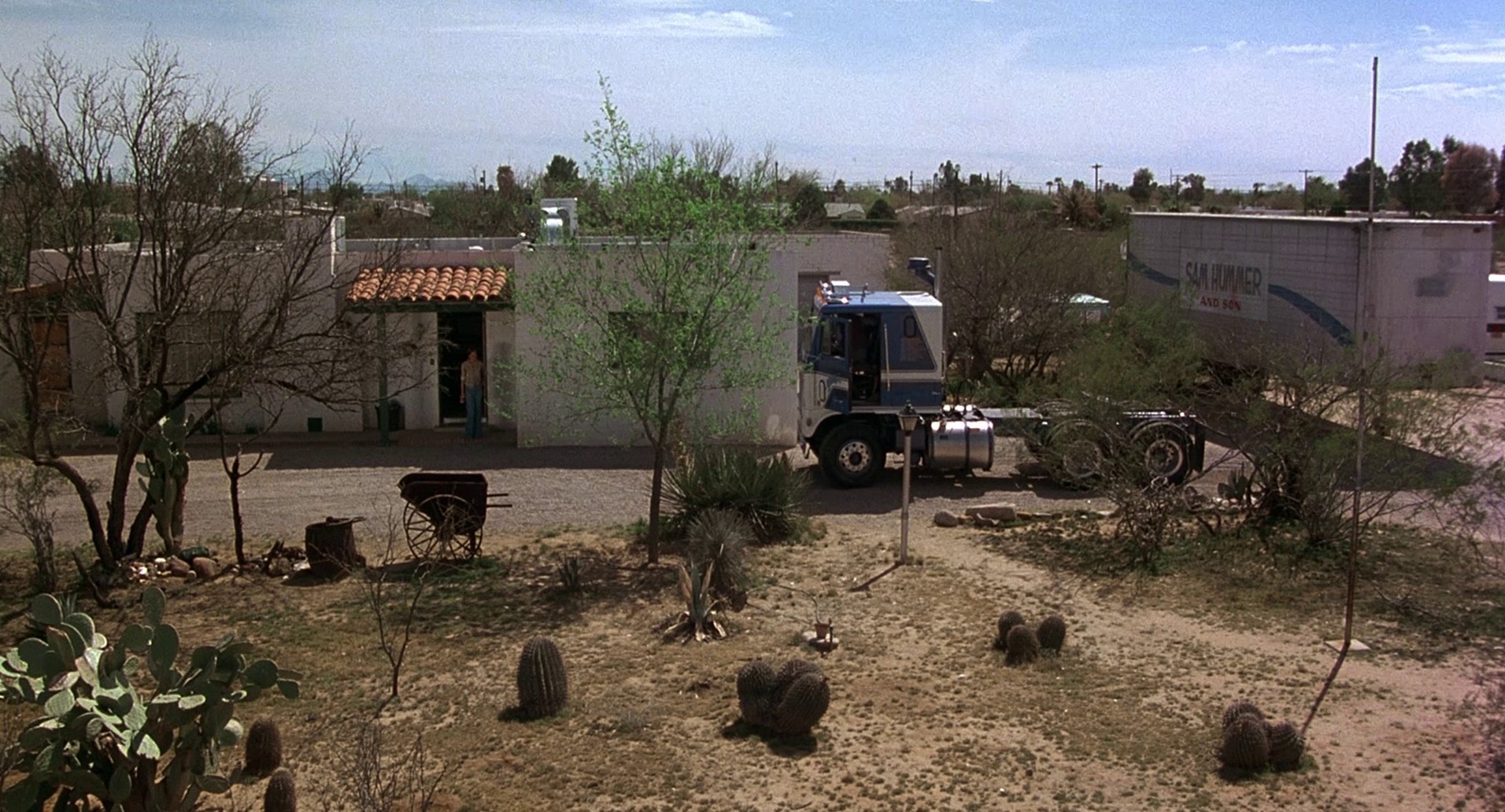 White Line Fever (1975) —  shot,  lighting