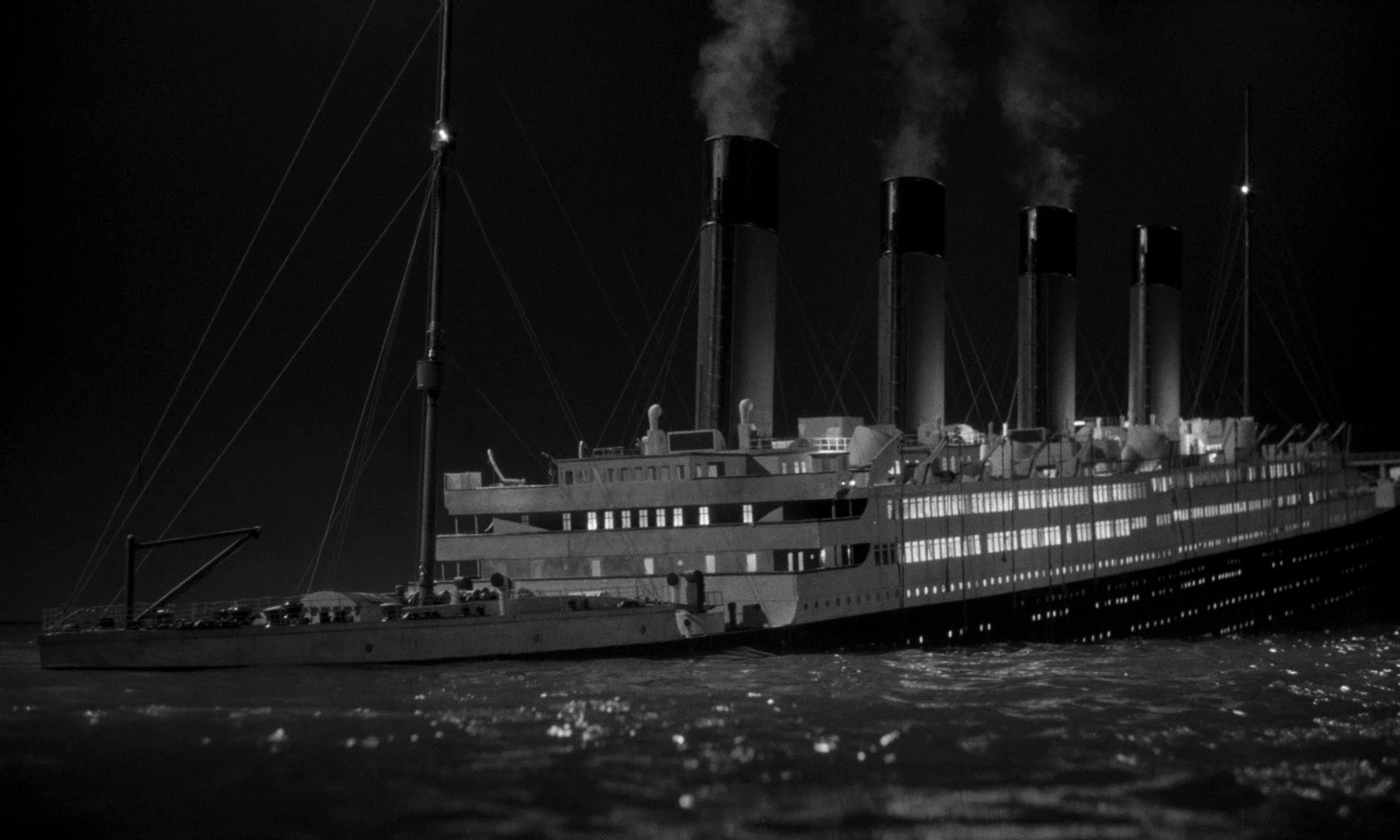 A Night to Remember (1958) —  shot,  lighting