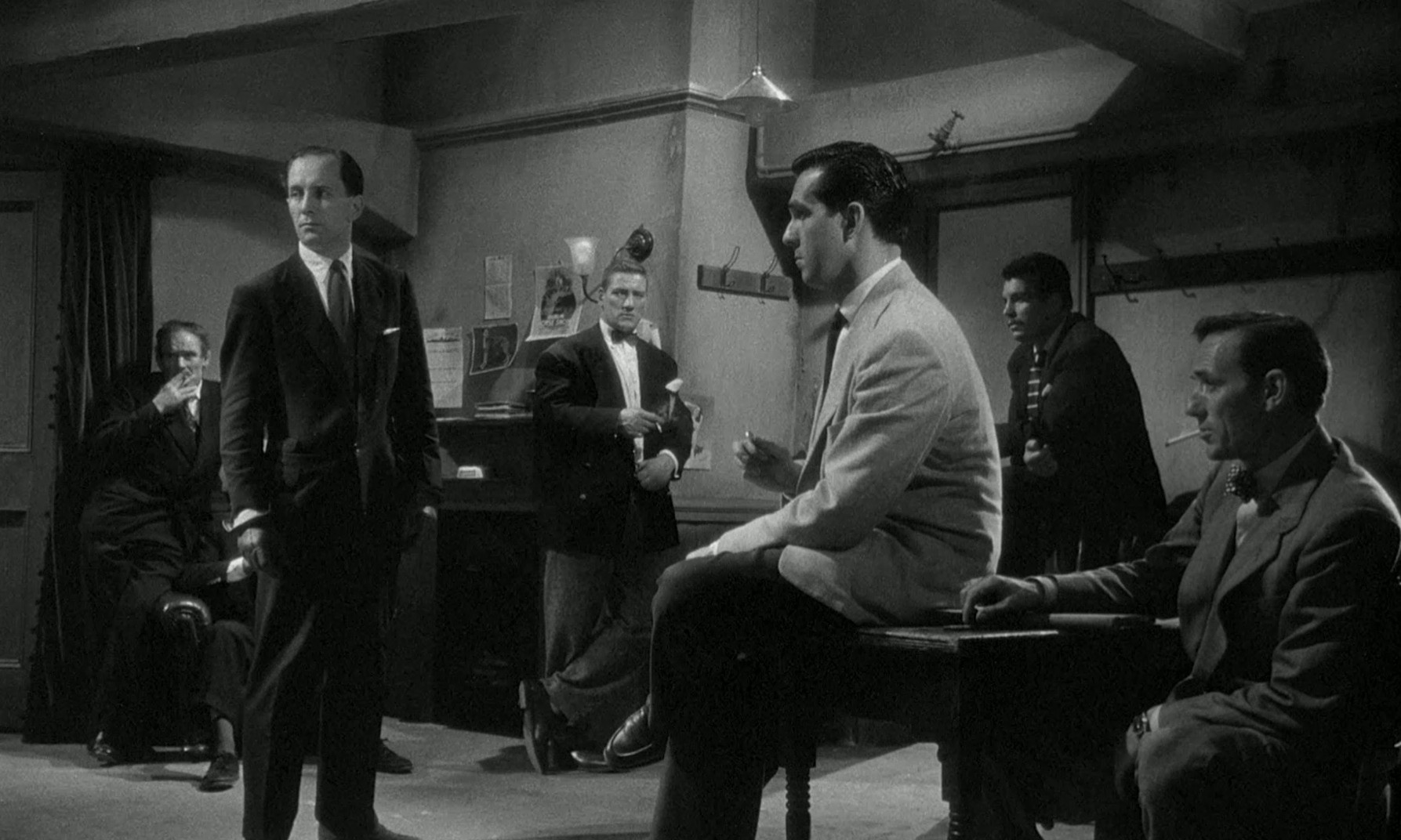Spin a Dark Web (1956) —  shot,  lighting