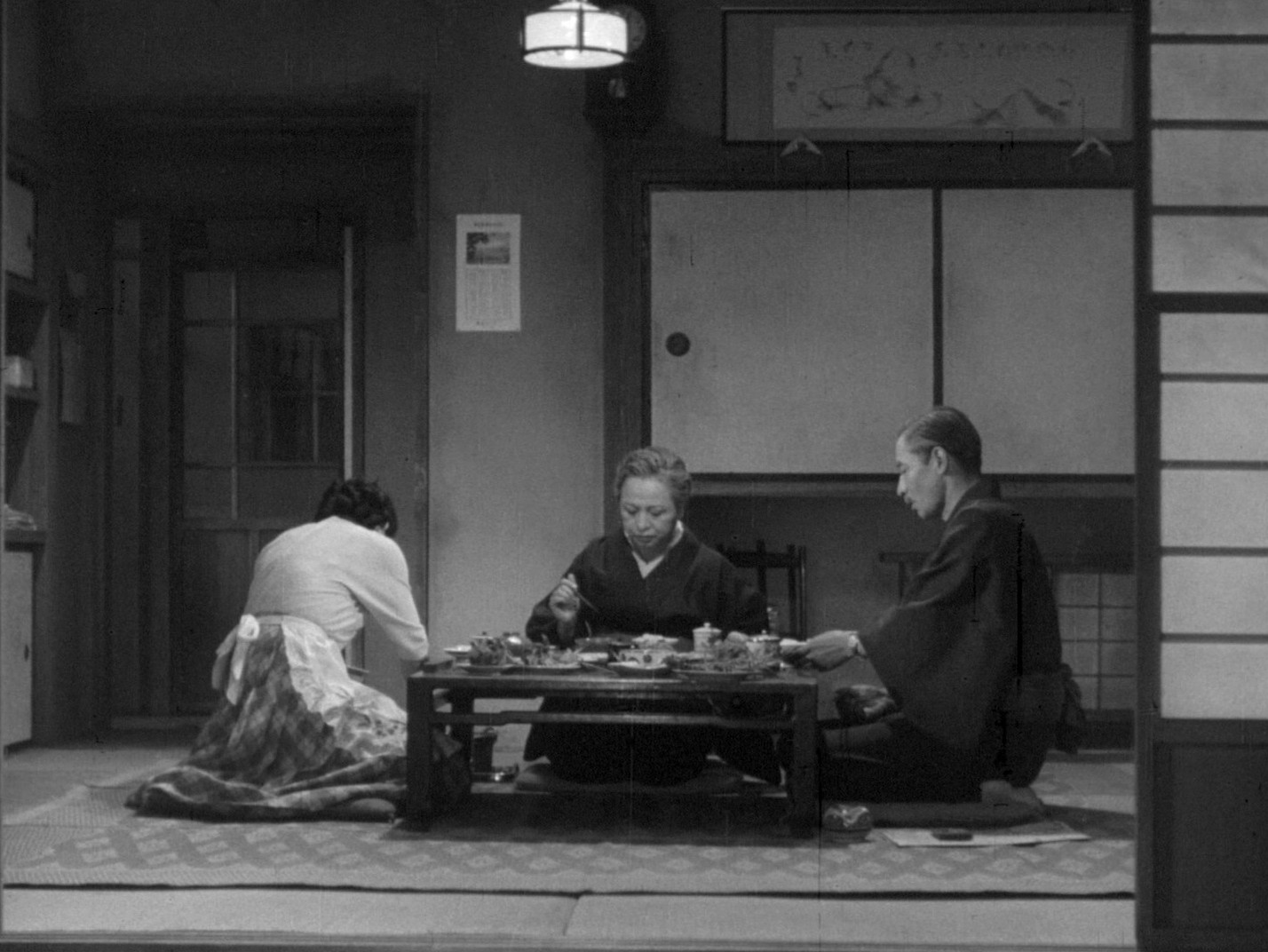 Yama no oto (1954) —  shot,  lighting