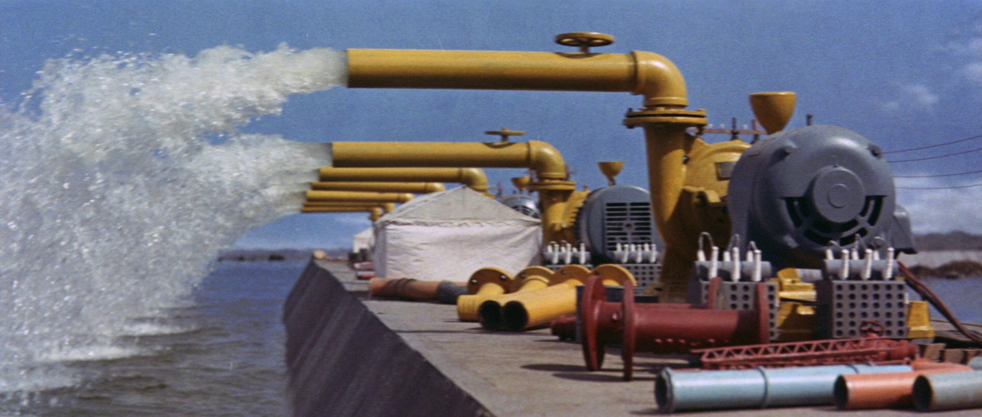 Mothra vs. Godzilla (1964) —  shot,  lighting