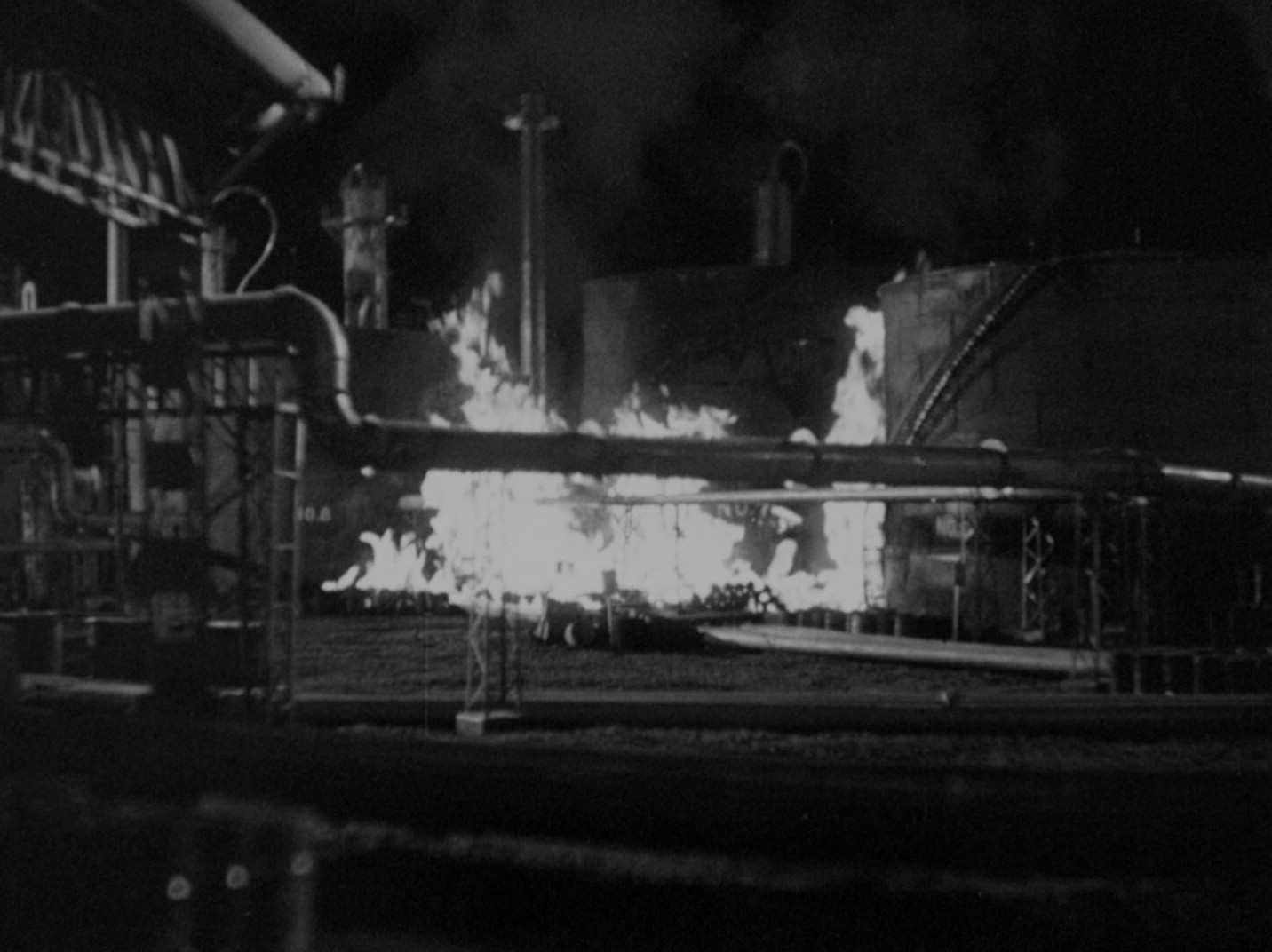 Godzilla Raids Again (1955) —  shot,  lighting