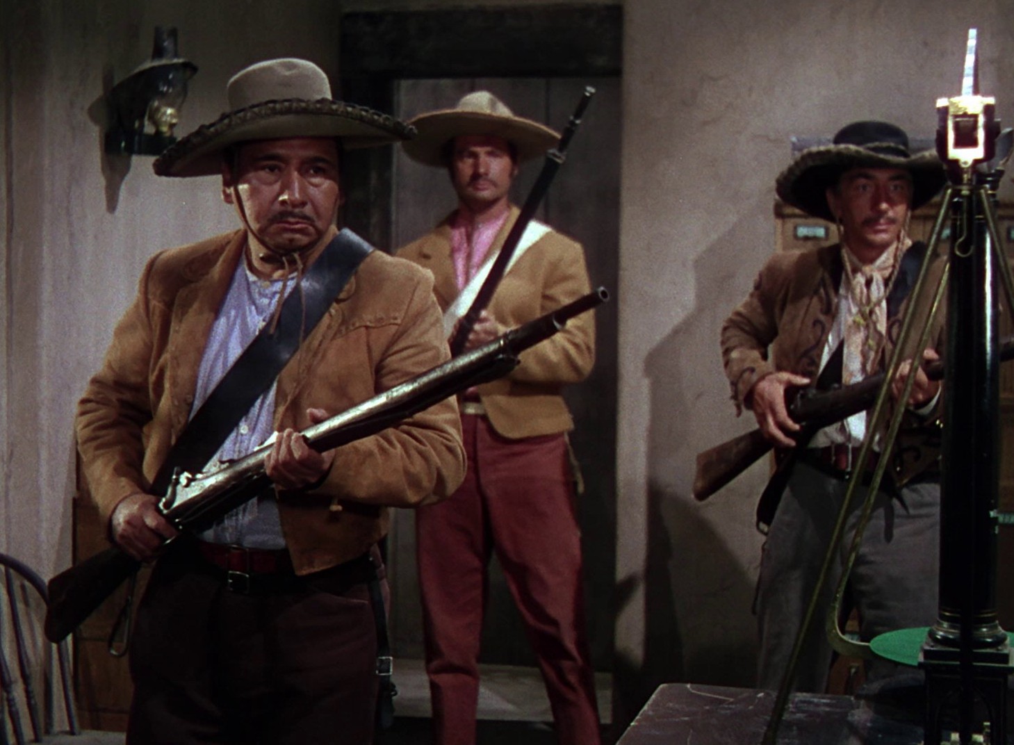 Border River (1954) —  shot,  lighting