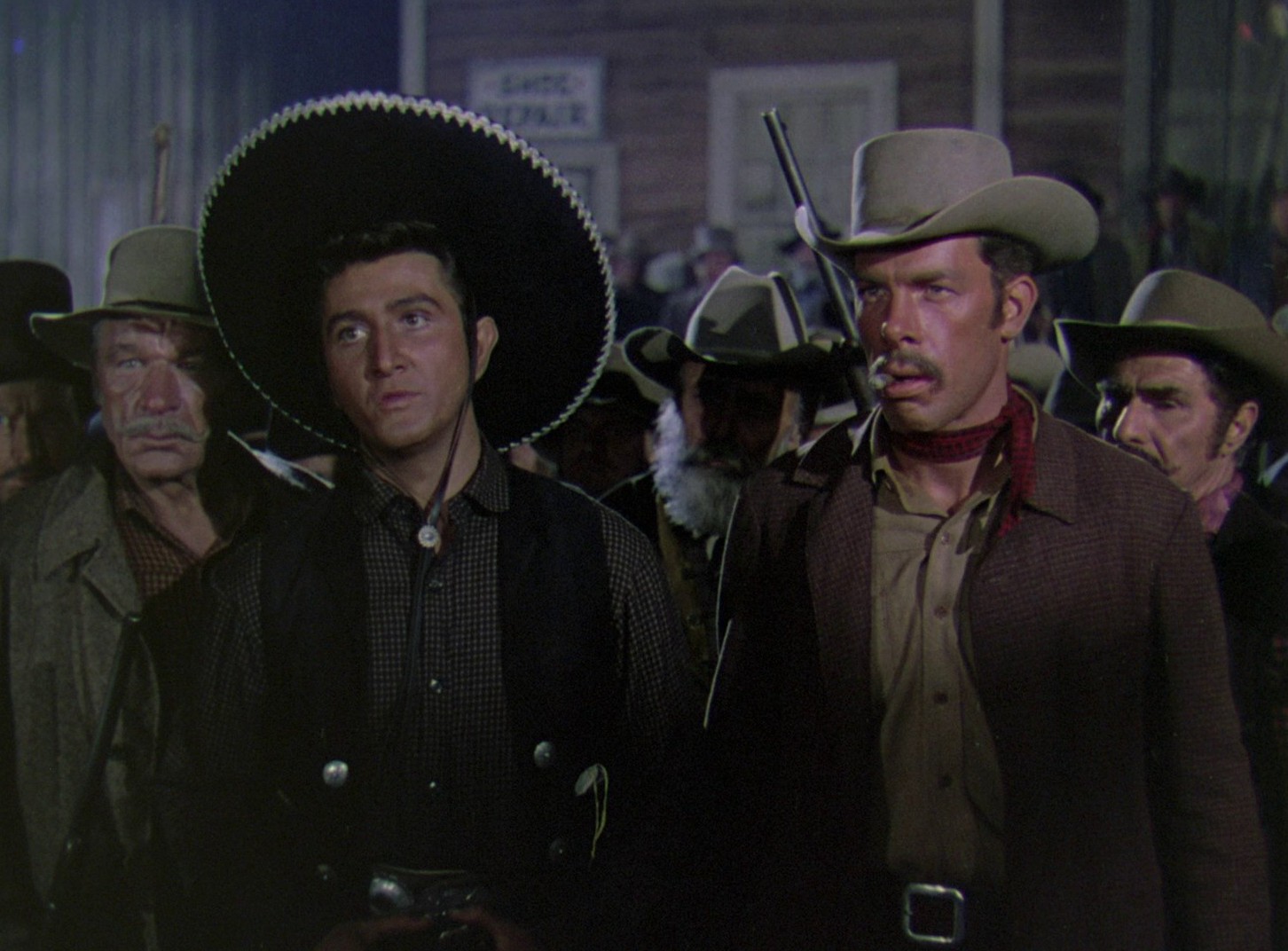 The Duel at Silver Creek (1952) —  shot,  lighting