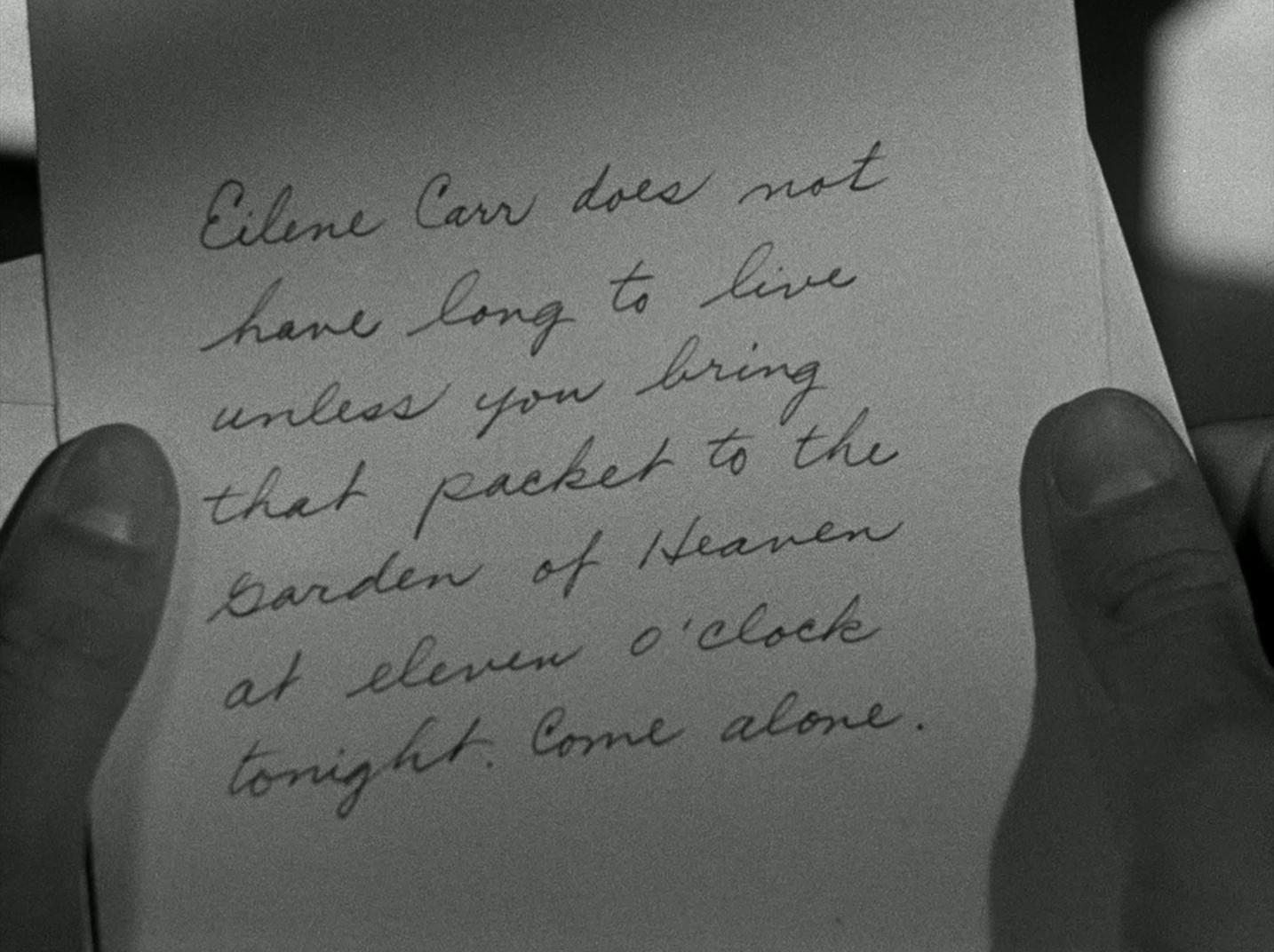 Escape in the Fog (1945) —  shot,  lighting
