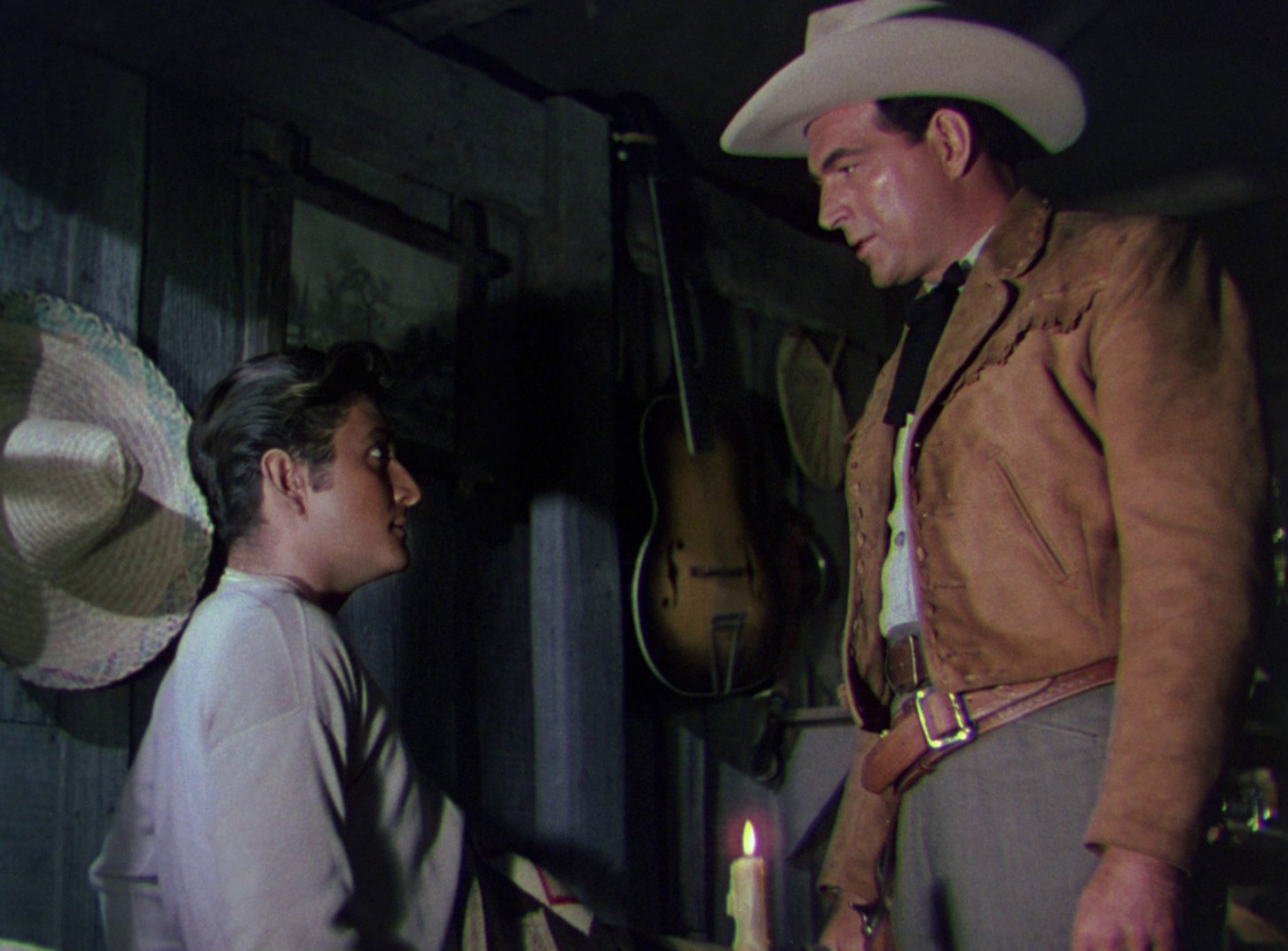 The Duel at Silver Creek (1952) —  shot,  lighting