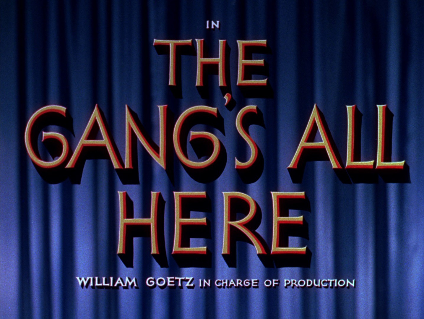 The Gang's All Here (1943) —  shot,  lighting