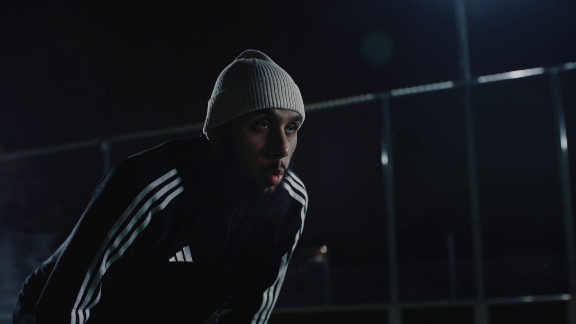 Adidas "never alone – from dusk to dawn" (2024) —  shot,  lighting