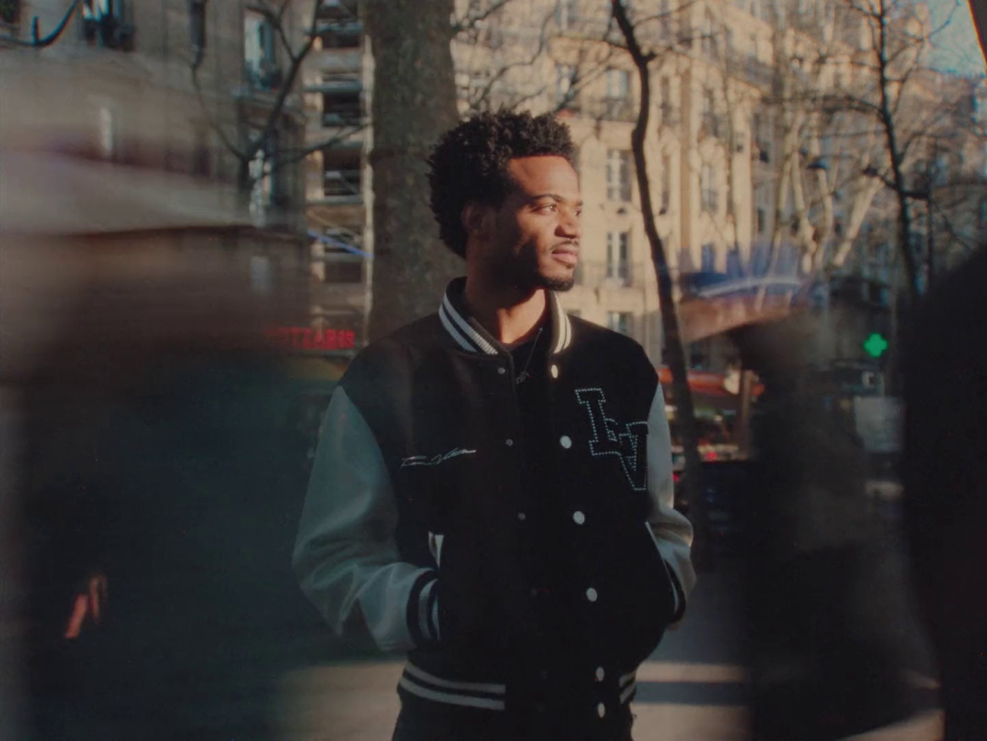 LOUIS VUITTON MEN'S FW 2024 with TYSHAWN JONES (2024) —  shot,  lighting