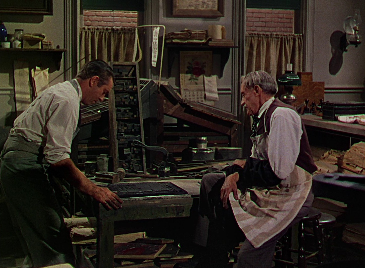 Cave of Outlaws (1952) —  shot,  lighting