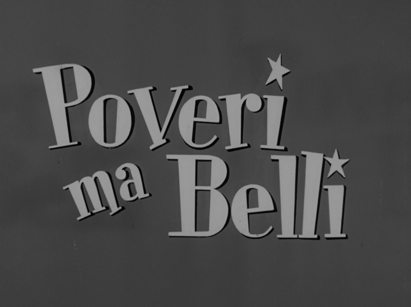 Poor, But Handsome (1957) —  shot,  lighting