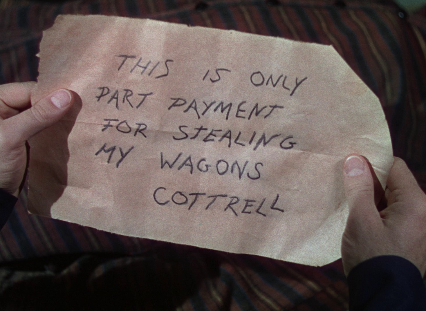 South of St. Louis (1949) —  shot,  lighting