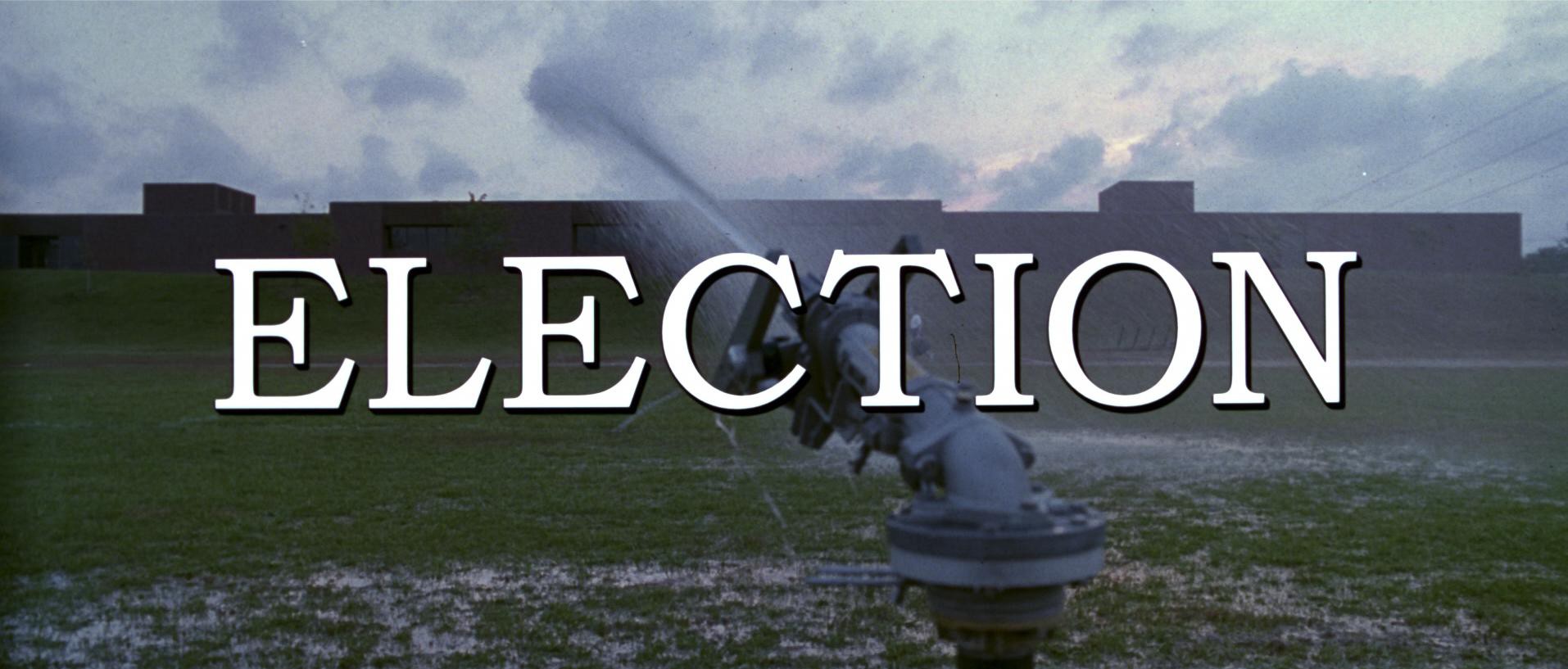Election (1999) —  shot,  lighting