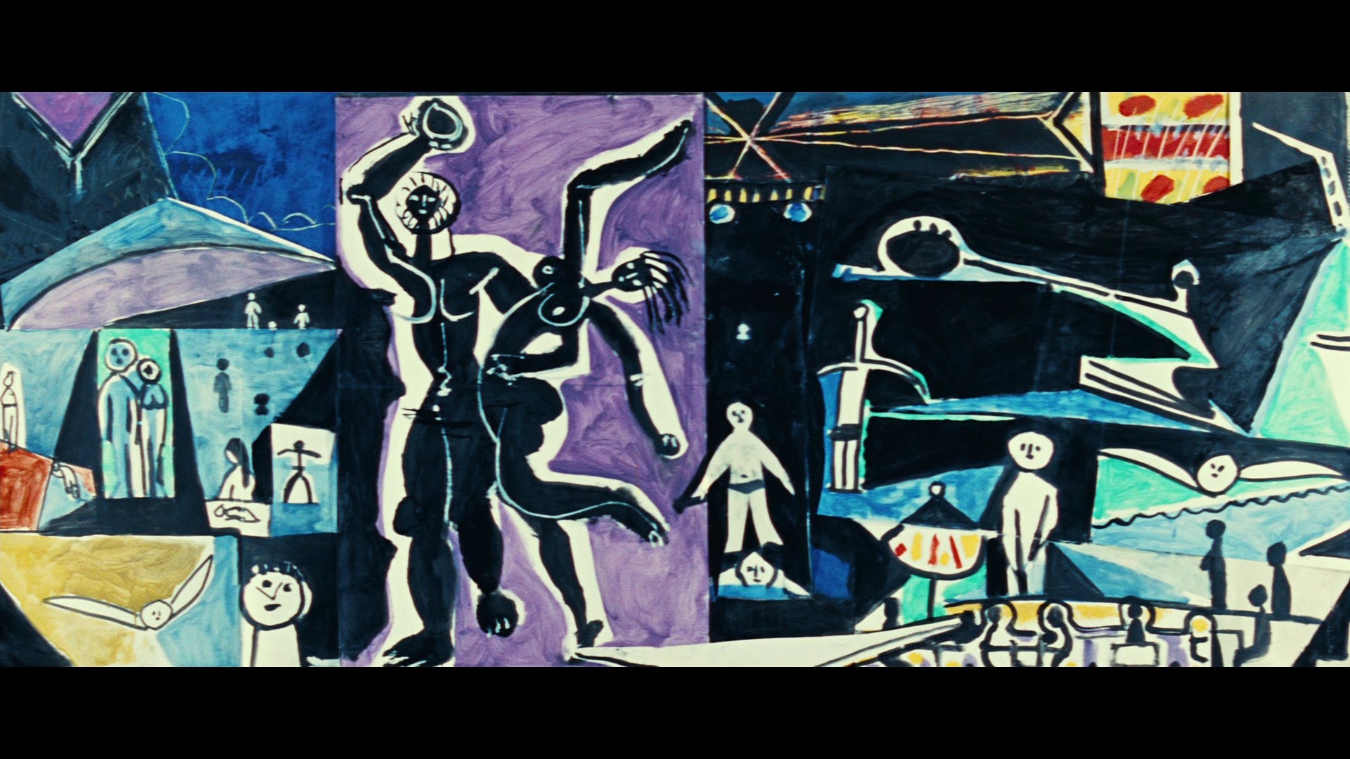 The Mystery of Picasso (1956) —  shot,  lighting