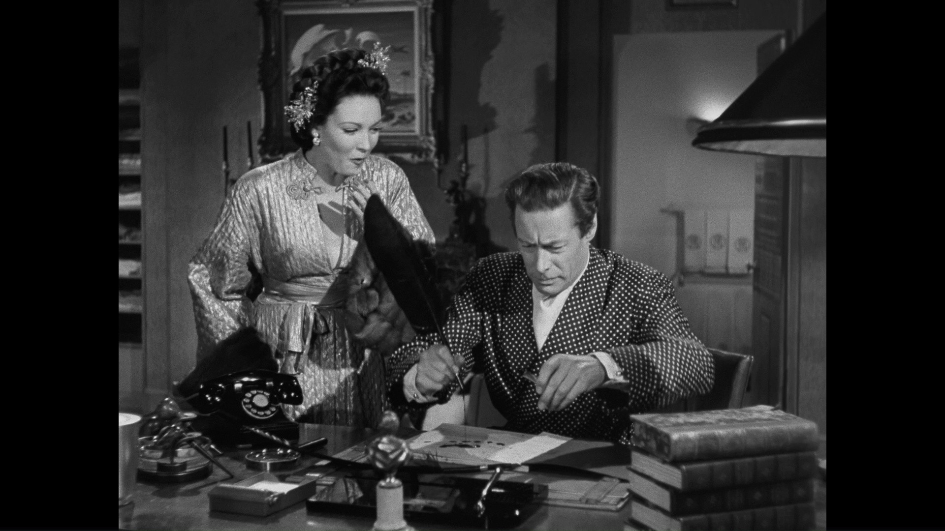 Unfaithfully Yours (1948) —  shot,  lighting