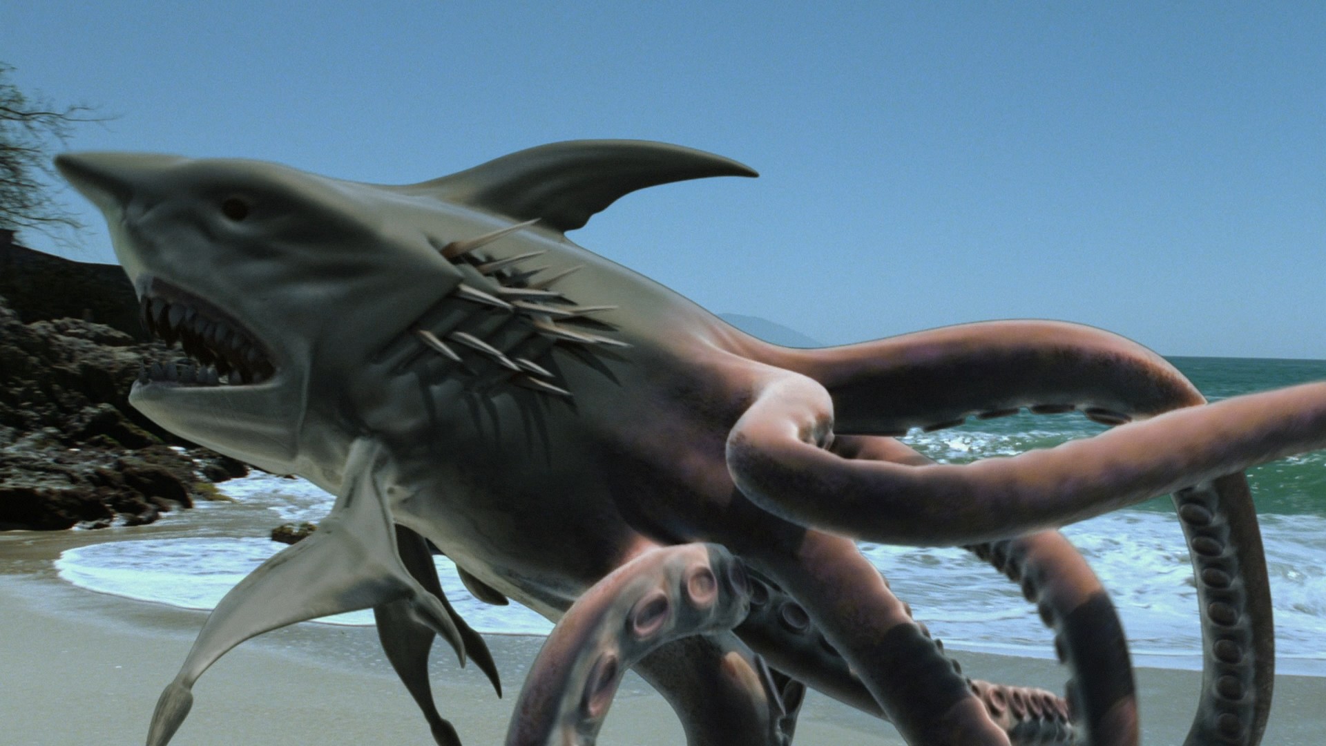 Sharktopus (2010) —  shot,  lighting