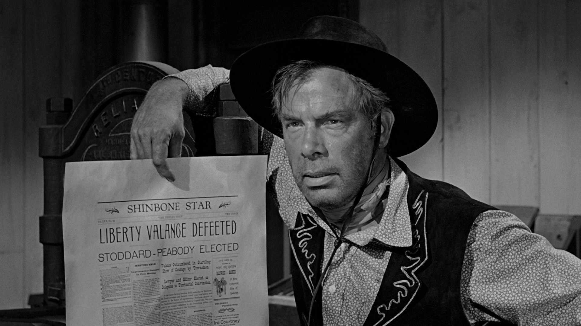 The Man Who Shot Liberty Valance (1962) —  shot,  lighting