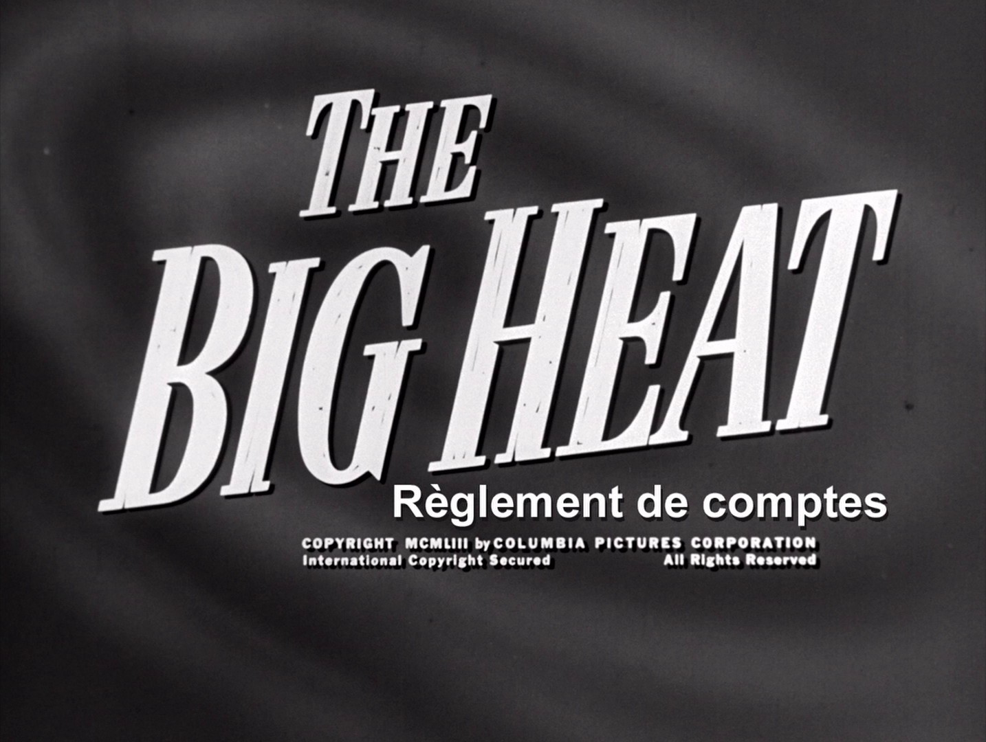The Big Heat (1953) —  shot,  lighting