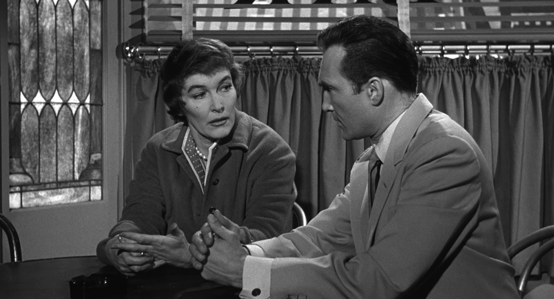 The Case Against Brooklyn (1958) —  shot,  lighting