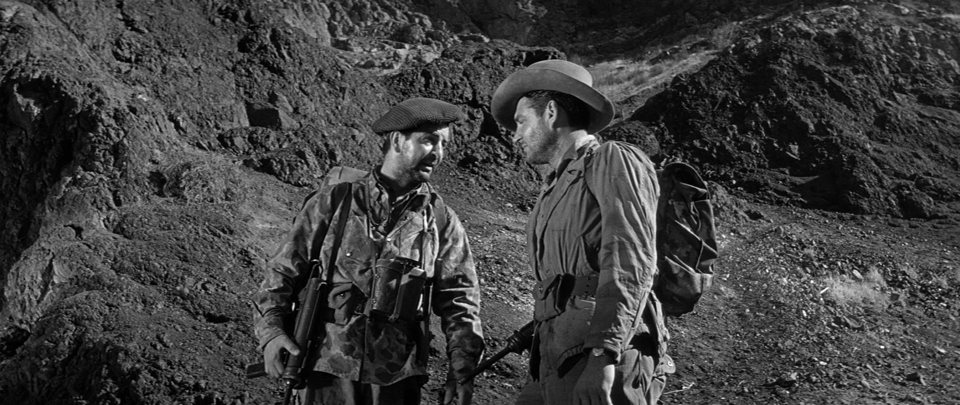 China Gate (1957) —  shot,  lighting