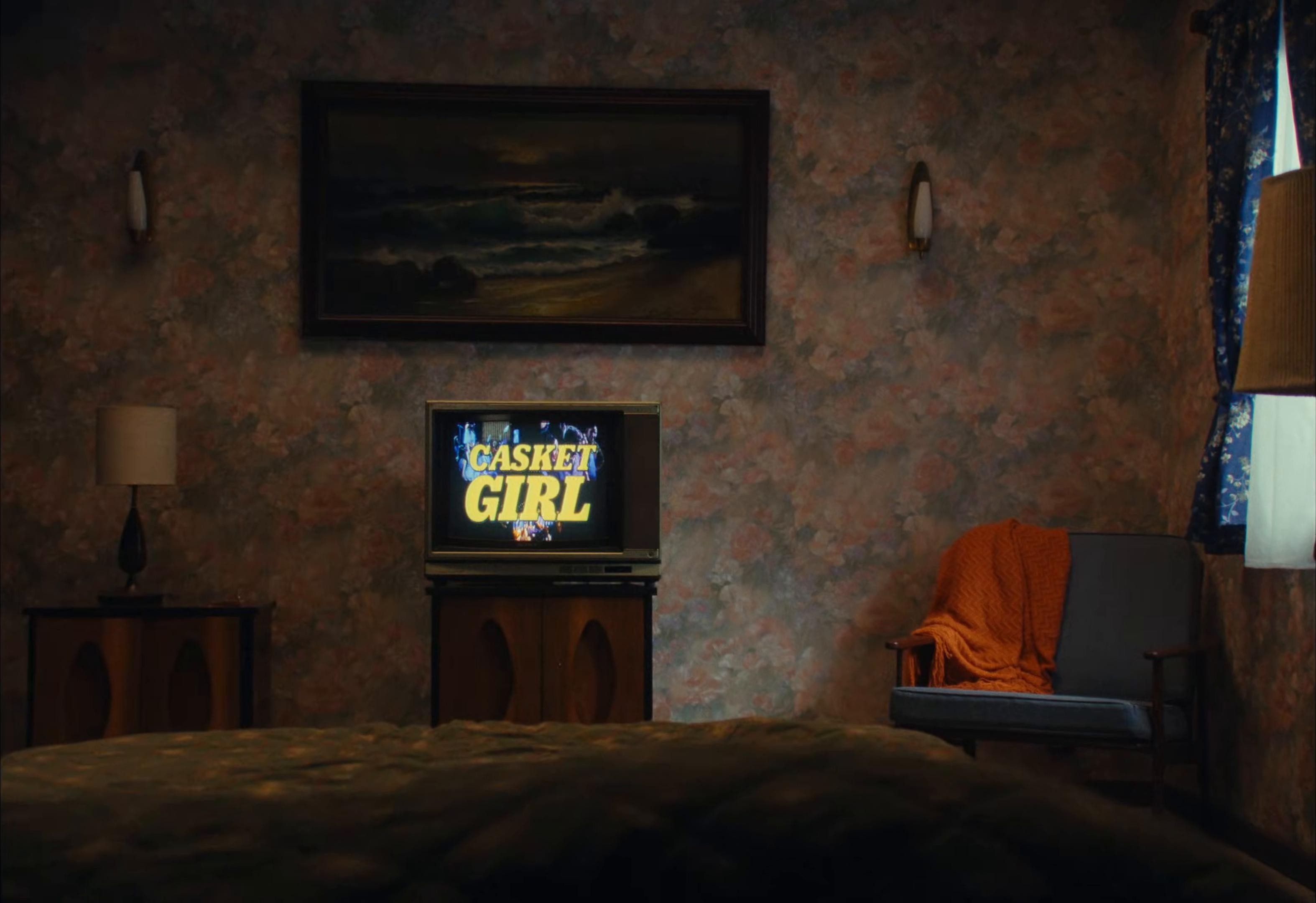 Casket Girl (2025) —  shot,  lighting