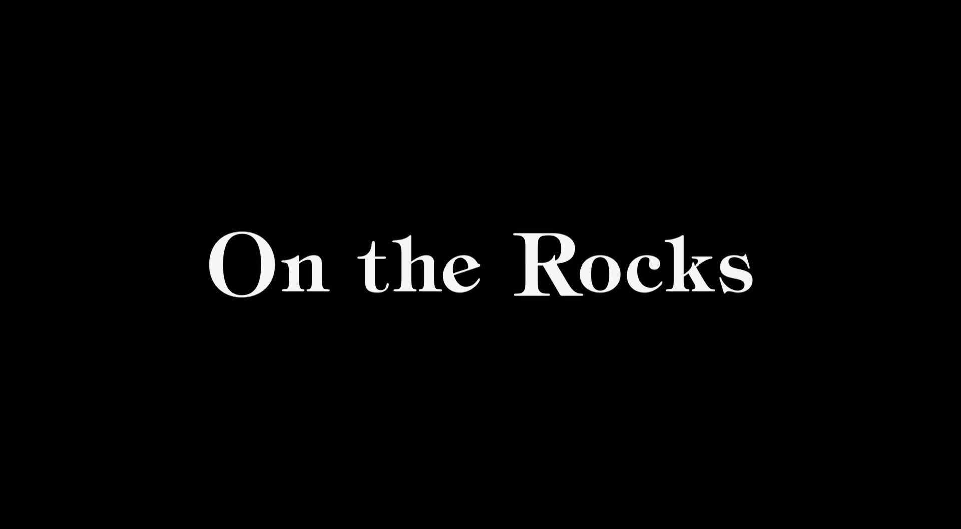 On the Rocks (2020) —  shot,  lighting