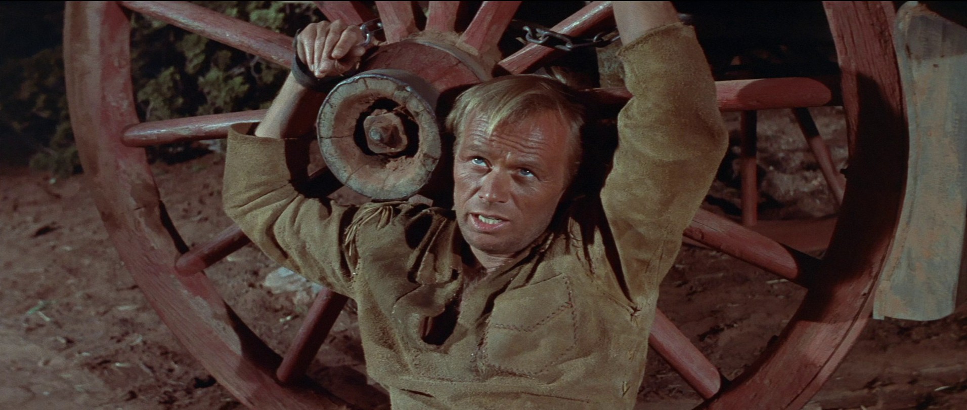 The Last Wagon (1956) —  shot,  lighting