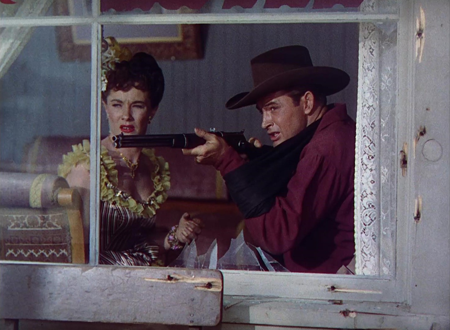 The Redhead from Wyoming (1953) —  shot,  lighting