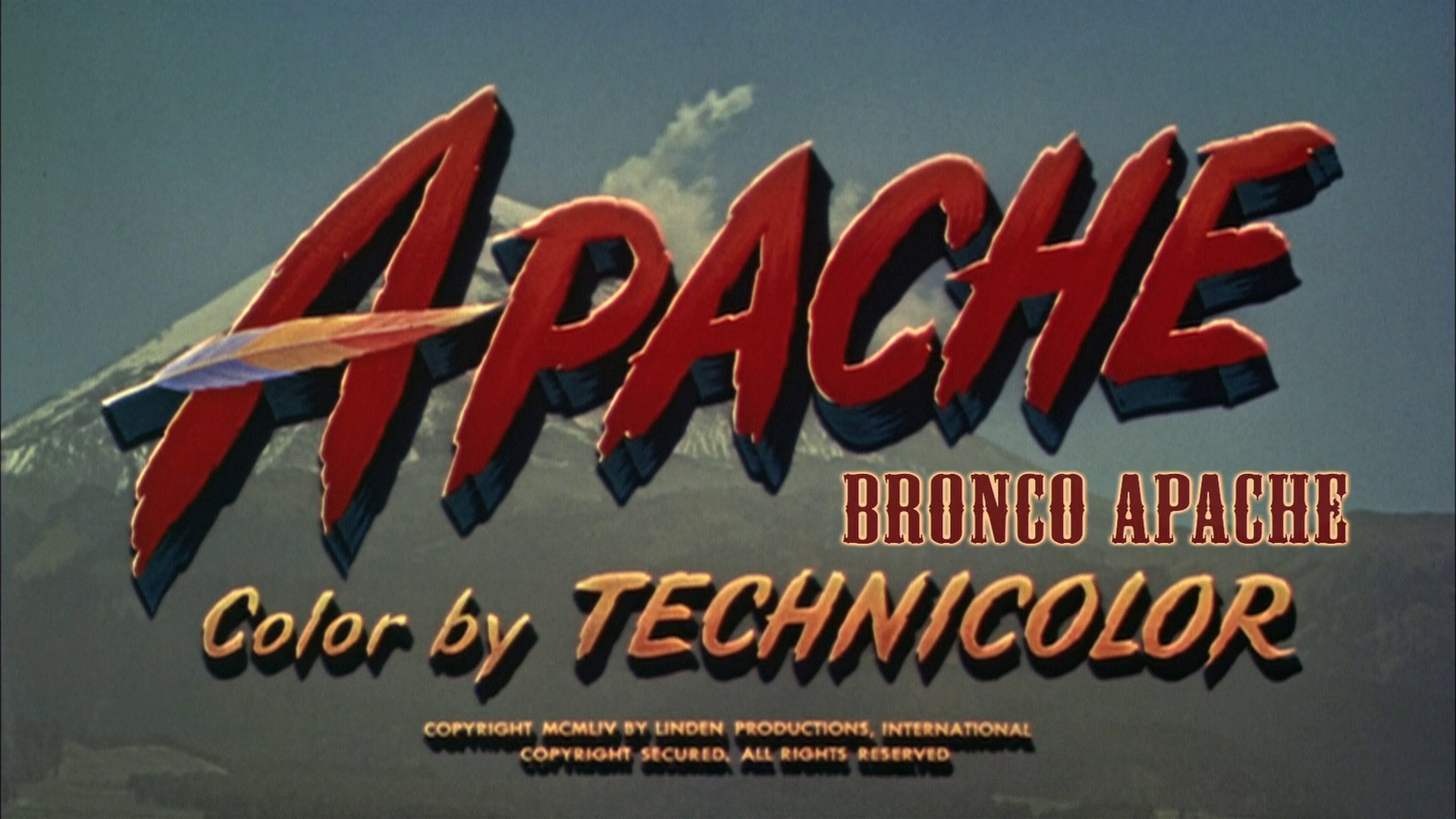 Apache (1954) —  shot,  lighting