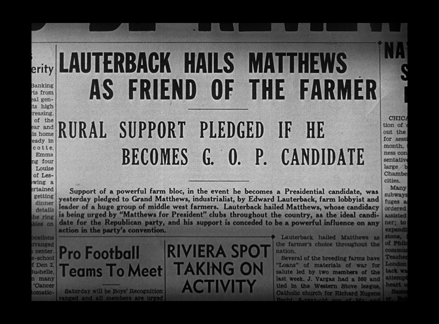 State of the Union (1948) —  shot,  lighting