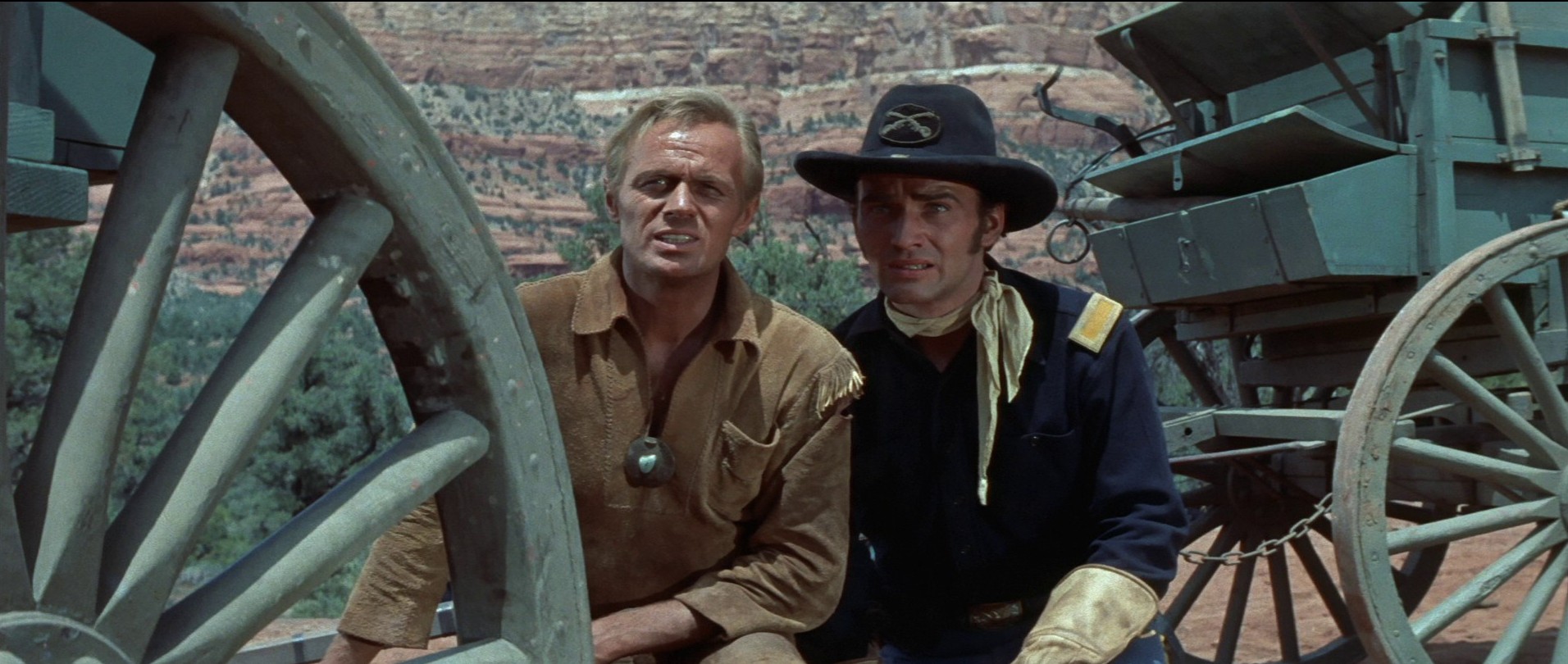 The Last Wagon (1956) —  shot,  lighting