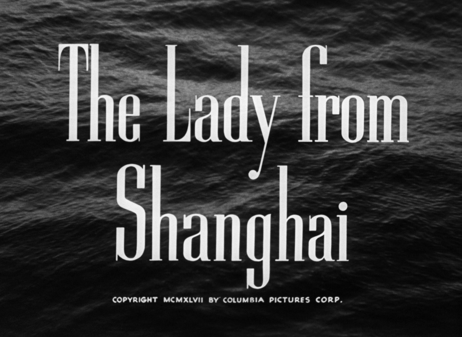 The Lady from Shanghai (1947) —  shot,  lighting