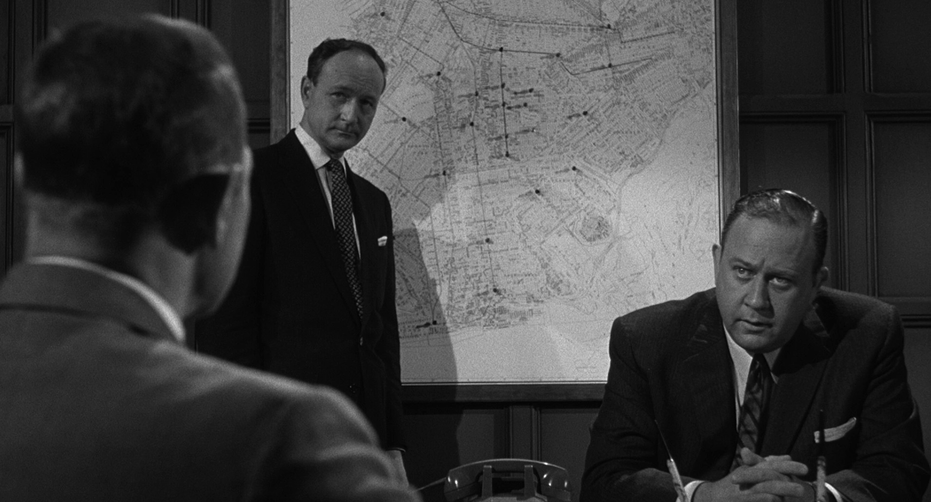 The Case Against Brooklyn (1958) —  shot,  lighting