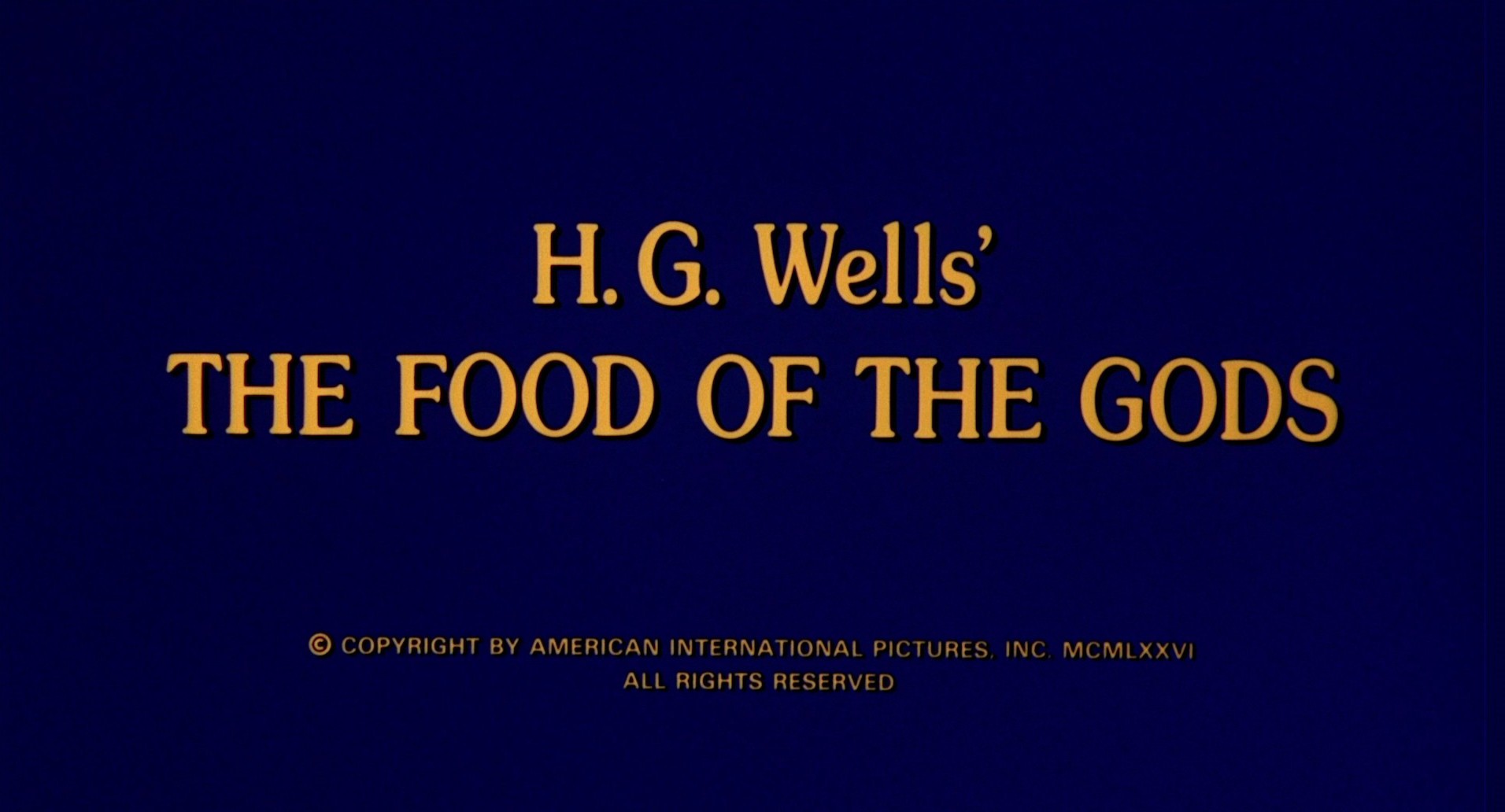 The Food of the Gods (1976) —  shot,  lighting