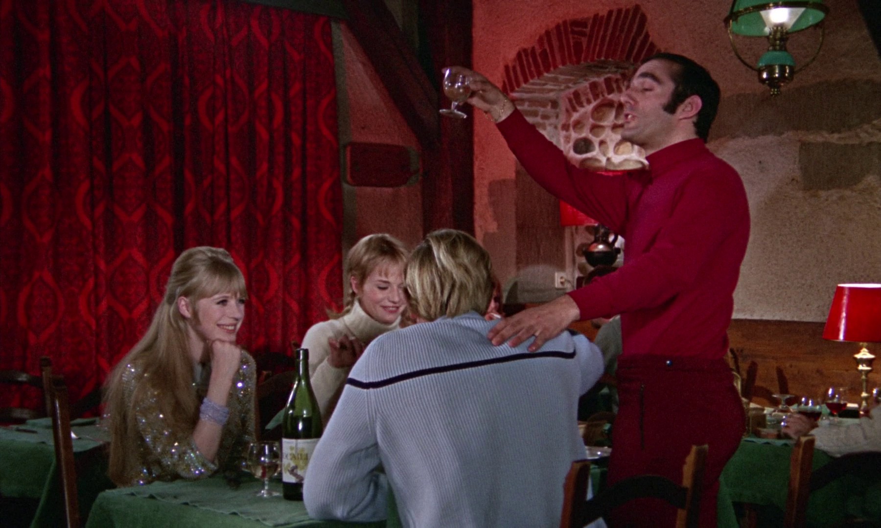 The Girl on a Motorcycle (1968) —  shot,  lighting