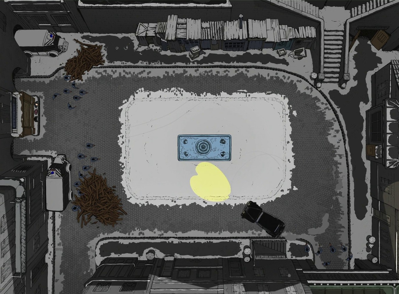 The French Dispatch (2021) —  shot,  lighting