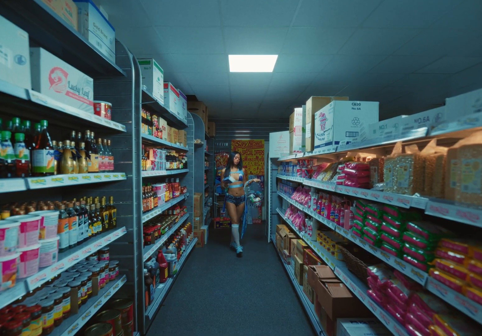 Supermarket (2025) —  shot,  lighting