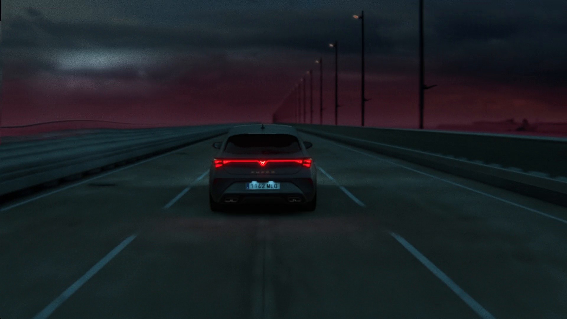 CUPRA LEON. RED THREAD (2024) —  shot,  lighting